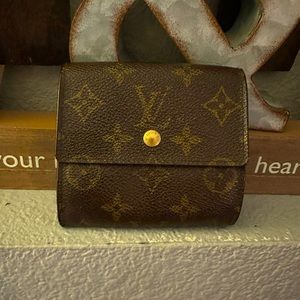 Louis Vuitton Monogram Portefeiulle Elise Trifold Wallet